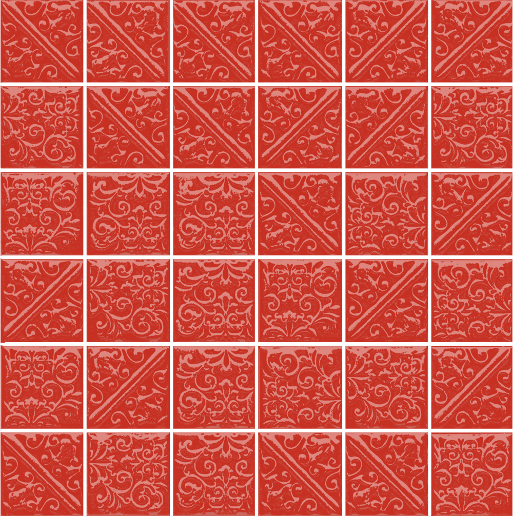 21024 Ла-Виллет красный плитка д\стен 30,1х30,1, Керама Марацци