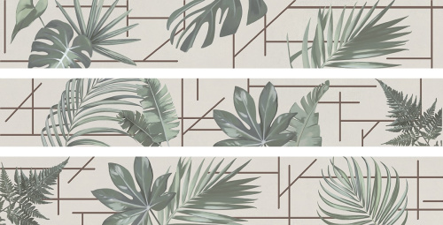 Бордюр 588011002 Azolla (Азолла) зеленый комплектов 40,5х6,2, Azori (Азори)