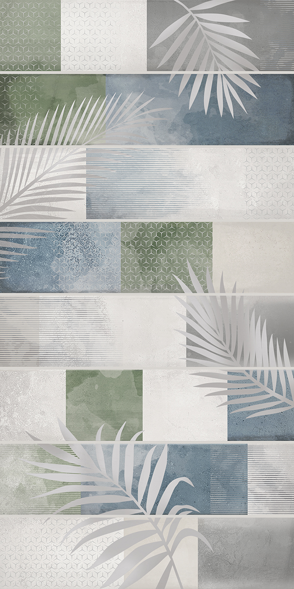 Плитка 00-00003250 Bricks (Брикс) Leaf 31,5х63, Azori (Азори)