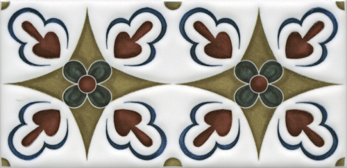 Декор STG\B620\16000 Клемансо орнамент матовый 7,4x15x0,69, Kerama Marazzi (Керама Марацци)