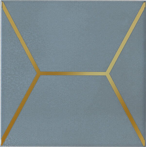 Декор OP\E181\17067 Витраж голубой глянцевый 15x15x0,69, Kerama Marazzi (Керама Марацци)