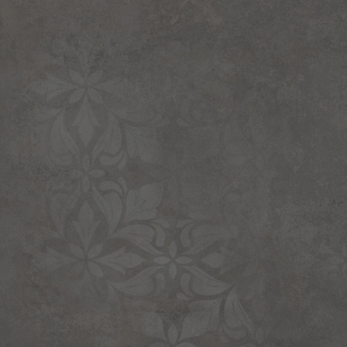 Керамогранит KM4040G0091N Хадду серый тёмный матовый декорированный 40,2x40,2x0,8, Kerama Marazzi (Керама Марацци)