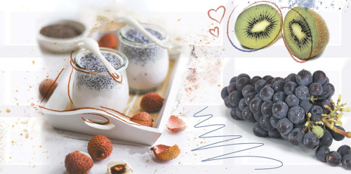 Декор 583012022 Vogue (Вог) Morning 4 белый 20,1х40,5, Azori (Азори)