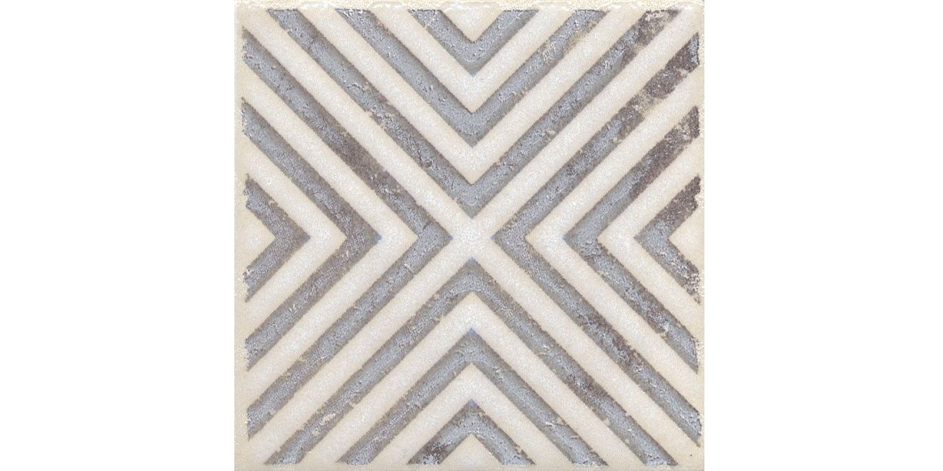 Вставка STG\A403\1266H Амальфи орнамент коричневый  9,8x9,8x0,7, Kerama Marazzi (Керама Марацци)