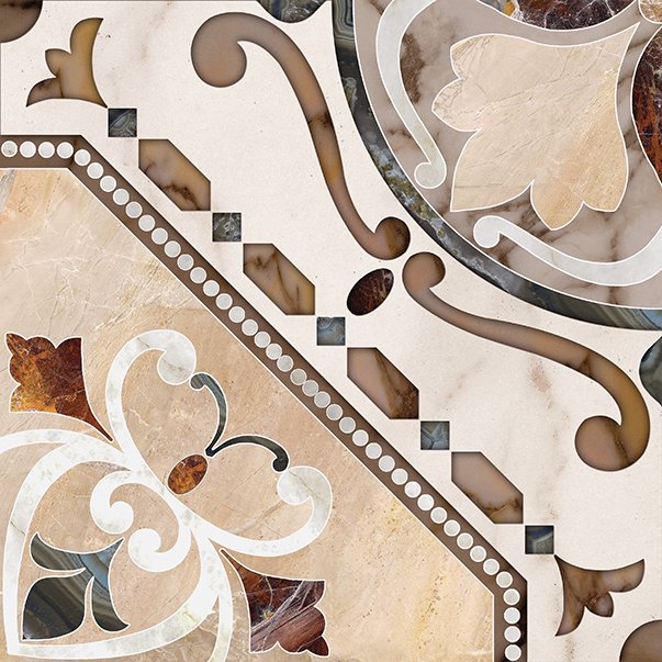 Интерьер с плиткой Диамант (Diamant) 45x45