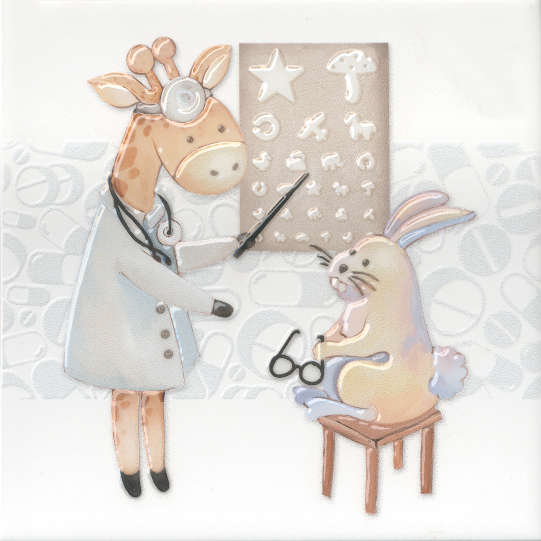 Декор VT\A504\5009 Айболит 4 20x20x0,69, Kerama Marazzi (Керама Марацци)