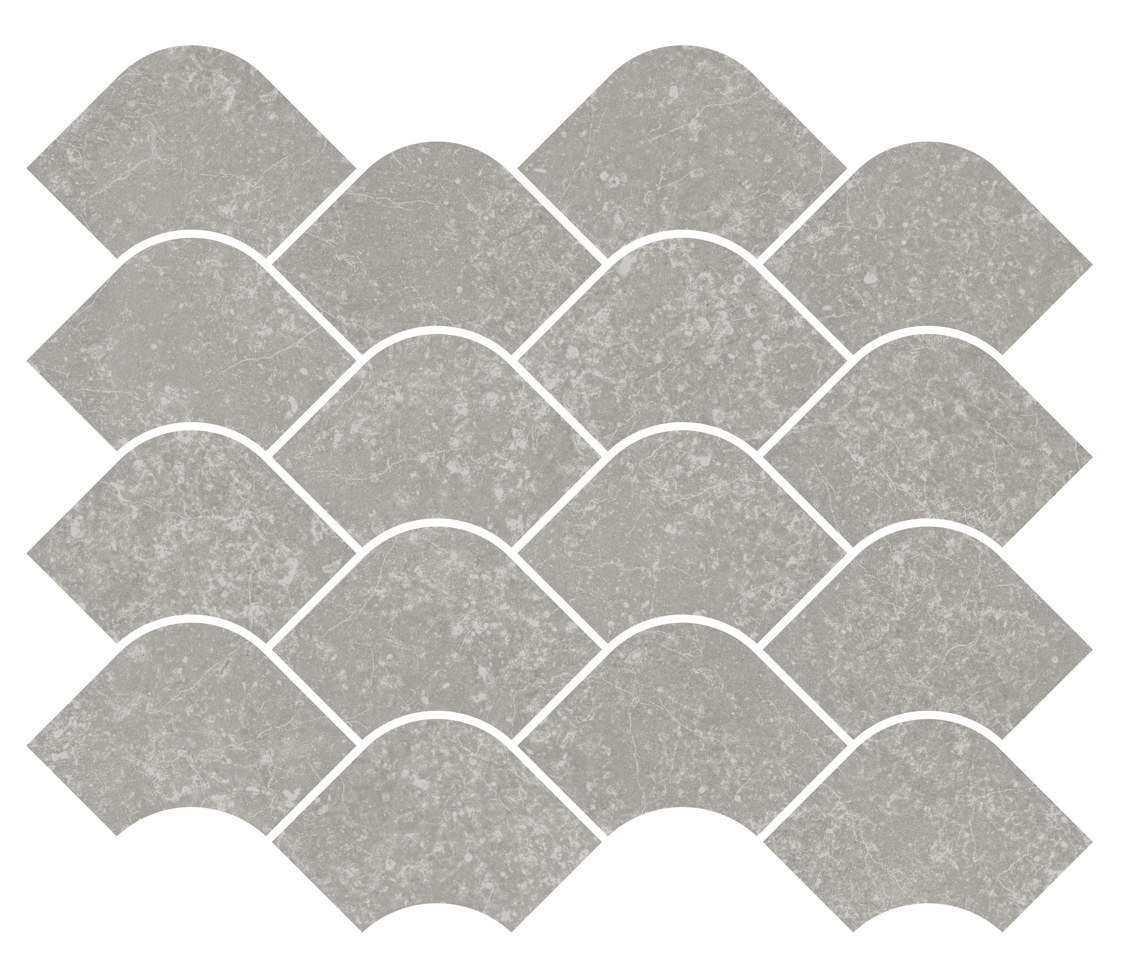 Декор KMD2HID002BR Касабланка наборный серый матовый обрезной 30x25x0,9, Kerama Marazzi (Керама Марацци)