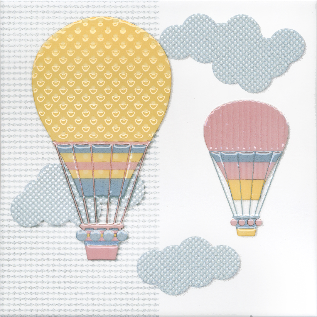 Декор VT\A370\5009 Бон Вояж "Аэростат 2" 20x20x0,69, Kerama Marazzi (Керама Марацци)