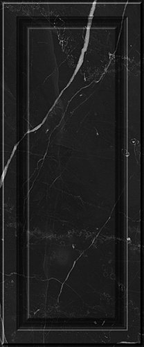 10100001219 Noir black wall 02 глянцевая плитка для стен 25х60, Gracia Ceramica