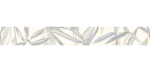 Бордюр 588271003 Lounge (Лаунж) Liana белый 50,5х6,2, Azori (Азори)