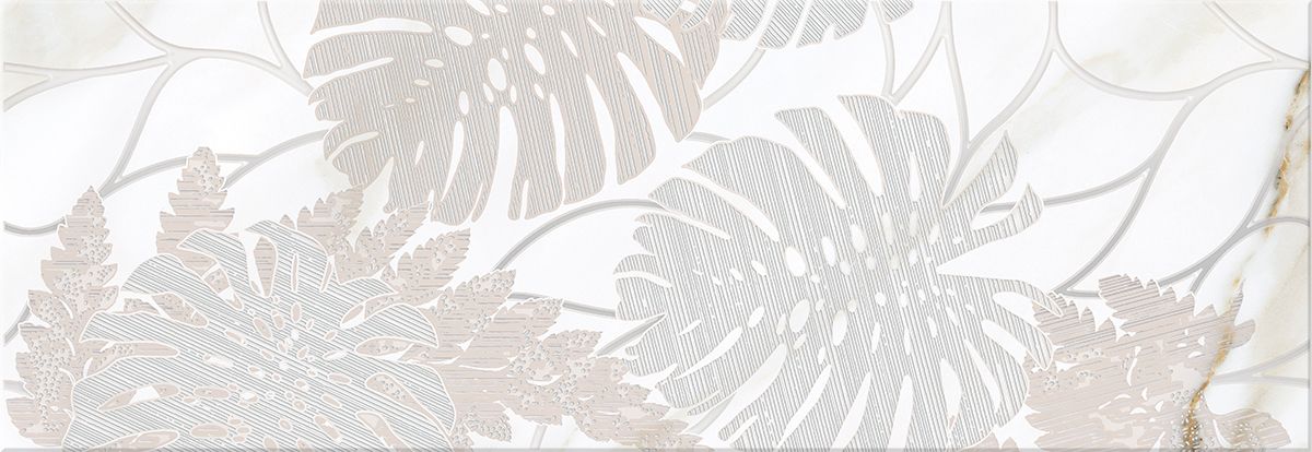 Панно 586482001 Calacatta (Калакáтта) Fern (2 Шт) - 4 Комл 1с 48,4х70, Eletto Ceramica (Элетто Керамика)