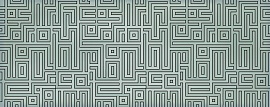 586612001 Nuvola (Нувола) Verde Labirint зеленый декор 20,1х50,5, Azori