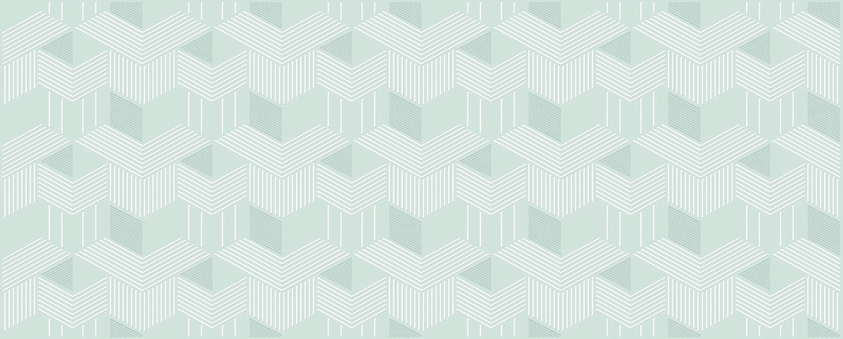 Декор 588302002 Lounge (Лаунж) Mint Geometria зеленый 20,1х50,5, Azori (Азори)