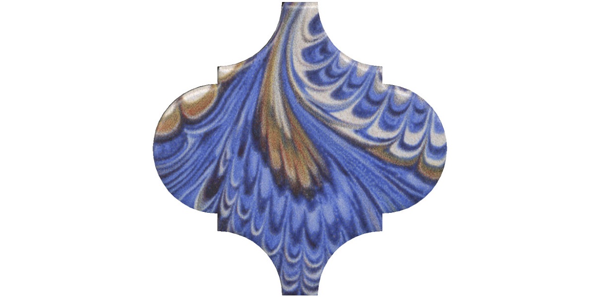 Декор VT\A624\65000 Арабески Венеция синий матовый 6,5x6,5x0,69, Kerama Marazzi (Керама Марацци)