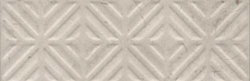 Бордюр 11210R\4 Карму бежевый матовый обрезной 30x9,6x1, Kerama Marazzi (Керама Марацци)