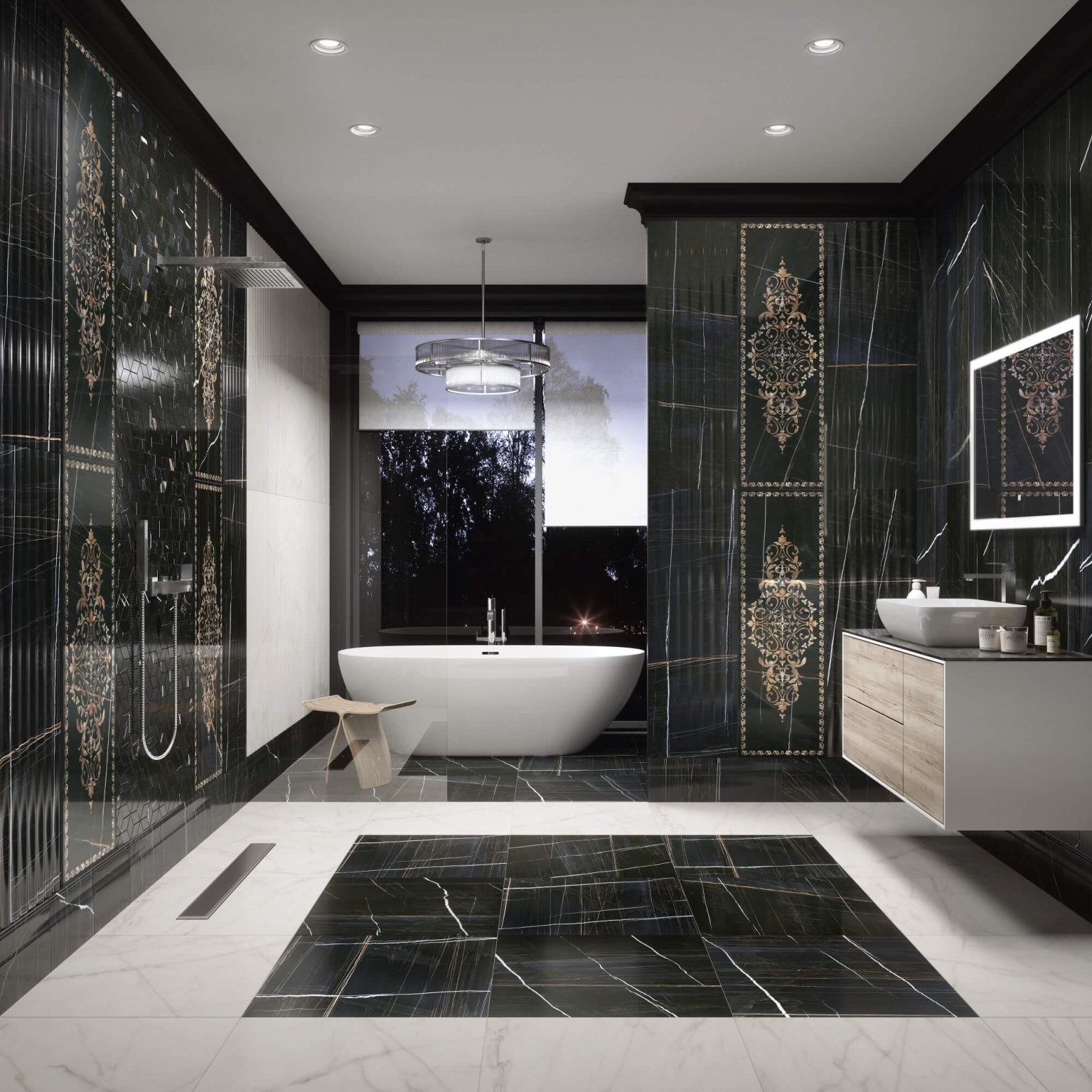 Коллекция плитки и керамогранита Греппи 40х120, Kerama Marazzi (Керама Марацци)