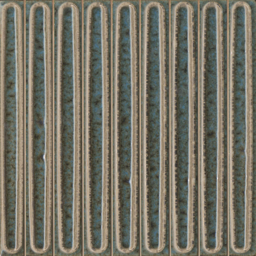 Декор KMD2SOB002BN чипсет Далия бирюзовый тёмный глянцевый 20x20x0,95, Kerama Marazzi (Керама Марацци)