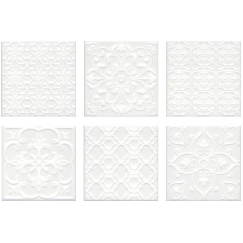 Плитка 5226 Суррей белый глянцевый 20x20x0,83, Kerama Marazzi (Керама Марацци)