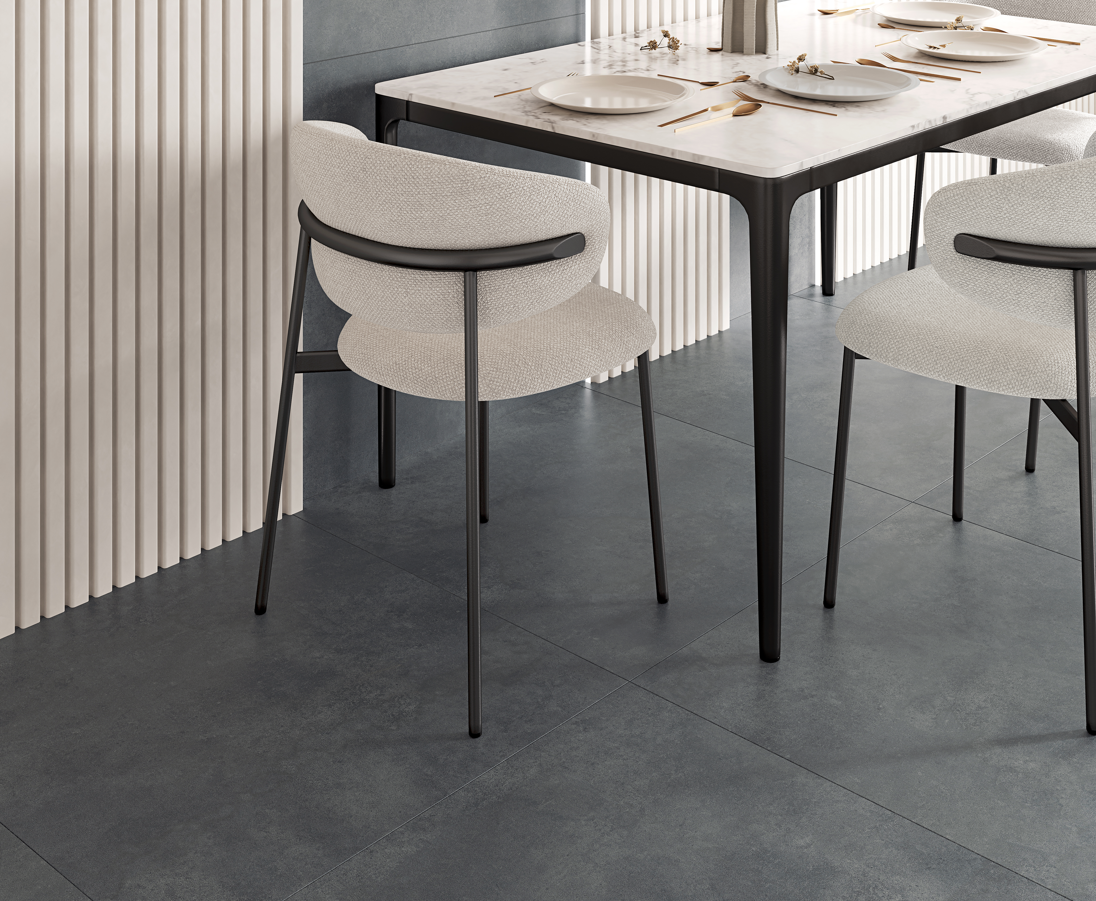 Коллекция керамогранита Concrete Courage Graphite (Конкрит Корадж Графит), Ceradim (Керадим)