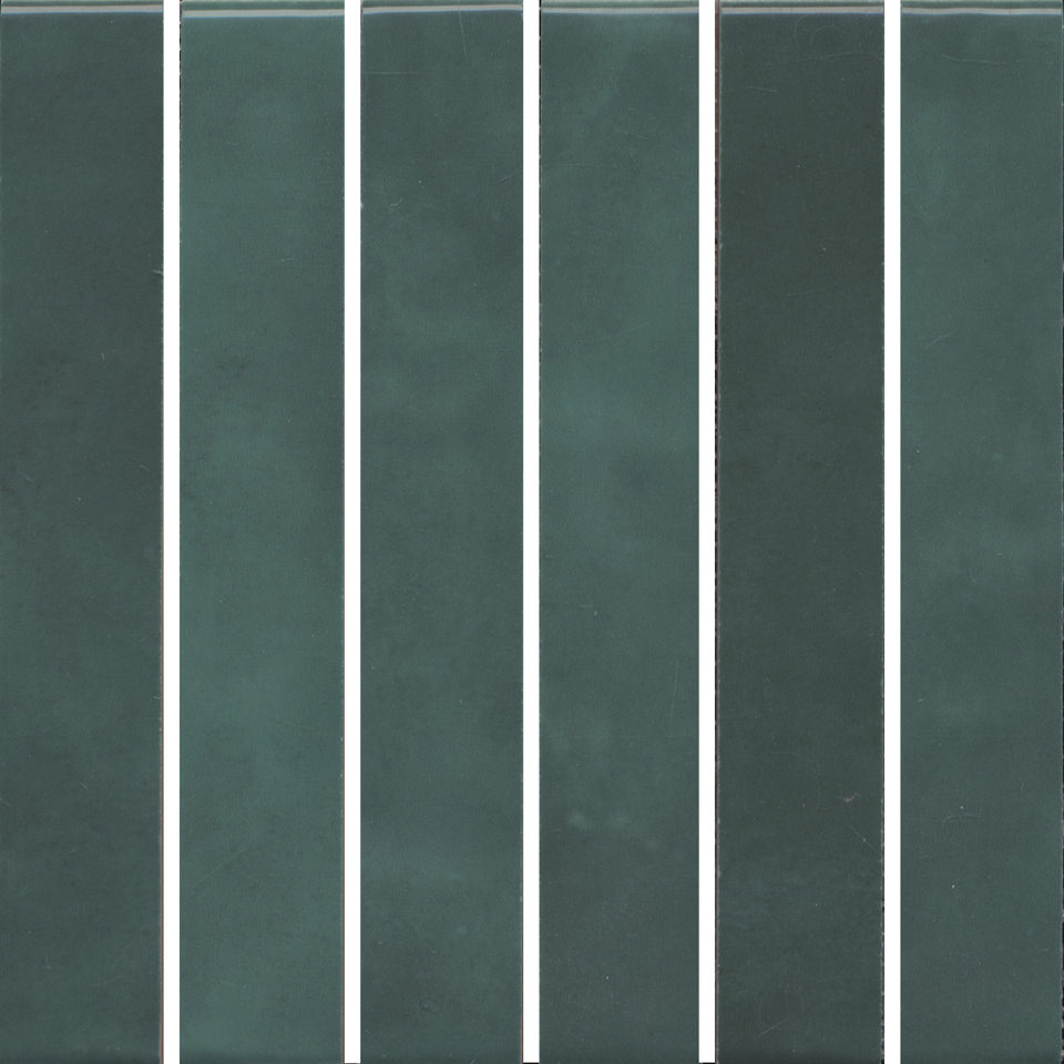 Декор KMD2MSM005BN Фес мозаичный зелёный тёмный глянцевый 15x15x0,77, Kerama Marazzi (Керама Марацци)