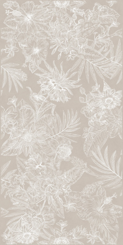 Декор KMD3STA055BR Таделакт серый светлый матовый обрезной 60x119,5x0,9, Kerama Marazzi (Керама Марацци)