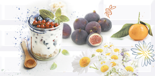 Декор 583012019 Vogue (Вог) Morning 1 белый 20,1х40,5, Azori (Азори)