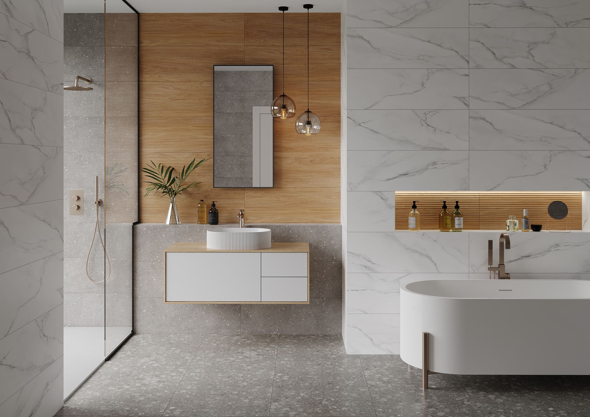 Коллекция плитки и керамогранита Fjord (Фёрд) 30х90, Gracia Ceramica (Грация Керамика)