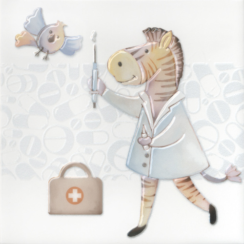 Декор VT\A505\5009 Айболит 5 20x20x0,69, Kerama Marazzi (Керама Марацци)