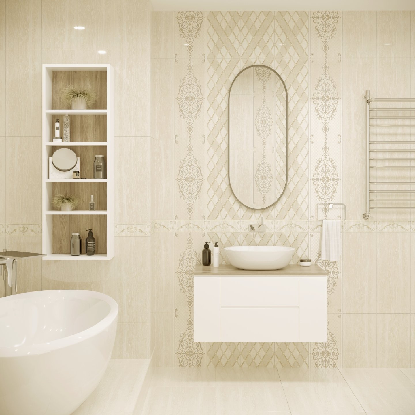 Коллекция плитки и керамогранита Regina (Регина) 25х60, Gracia Ceramica (Грация Керамика)