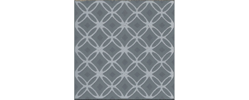 Декор VT\A607\1335 Агуста 1 синий матовый 9,8x9,8x0,7, Kerama Marazzi (Керама Марацци)