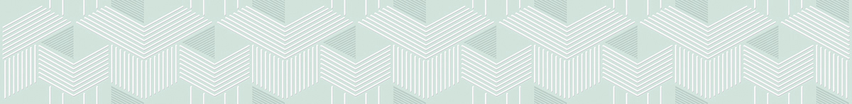 Бордюр 588301001 Lounge (Лаунж) Mint Geometria зеленый 50,5х6,2, Azori (Азори)