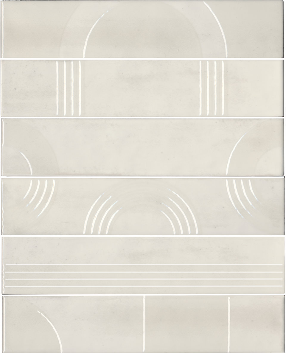 Панно KMP3STA001RN6X Мажорель белый глянцевый (из 6 частей 6х28,5) 36x28,5x1, Kerama Marazzi (Керама Марацци)