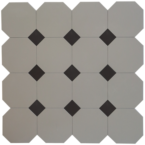 Фальш-октагон плитка-модуль под вставки 4,7х4,7 белый (001) 60х60, Keramark (Керамарк)