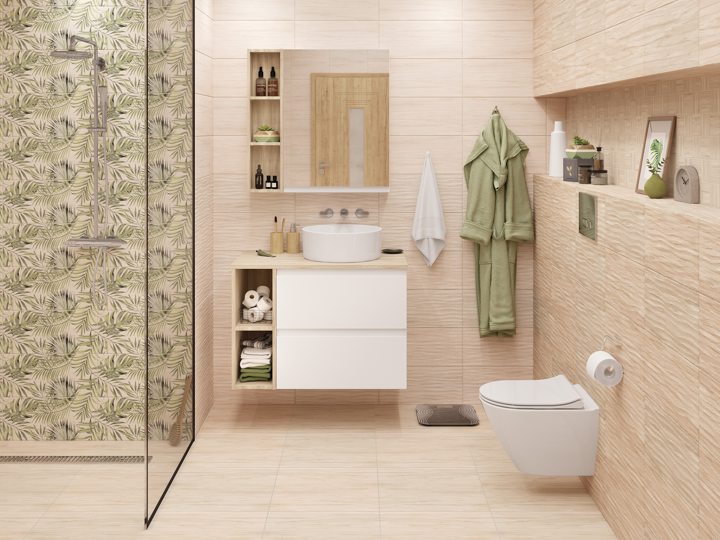 Коллекция керамогранита Botanica (Ботаника) 20х44, Cersanit