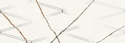 Декор 588122001 Bianco Covelano (Бья́нко Ковеллáно) Rombi 24,2х70, Eletto Ceramica (Элетто Керамика)