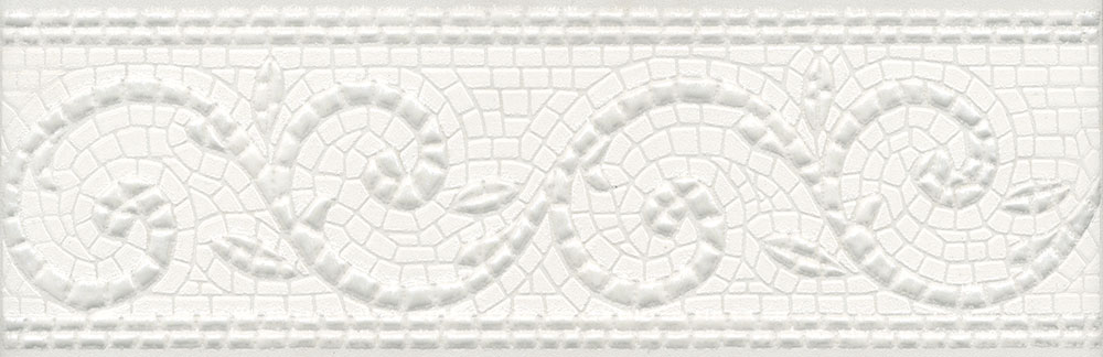 картинка HGD\A127\12103R  Борсари орнамент обрезной бордюр 25*8, Керама Марацци от магазина Плитбург 