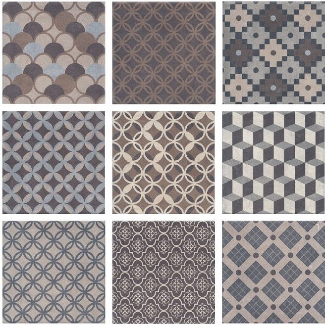 Керамогранит SG1577N Карнаби-стрит орнамент 20x20x0,8, Kerama Marazzi (Керама Марацци)