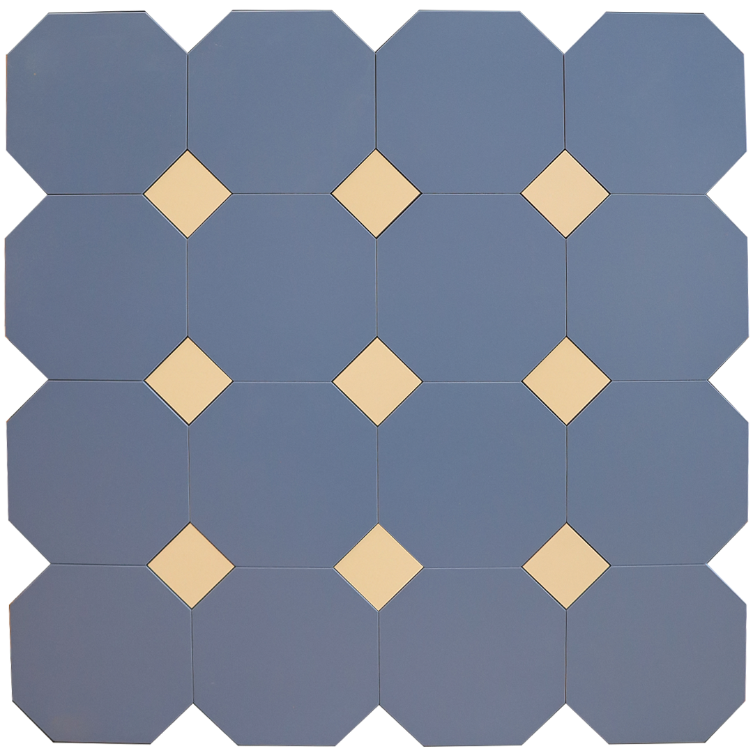 Фальш-октагон плитка-модуль под вставки 4,7х4,7 синий (012) 60х60, Keramark (Керамарк)