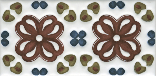 Декор STG\B616\16000 Клемансо орнамент матовый 7,4x15x0,69, Kerama Marazzi (Керама Марацци)