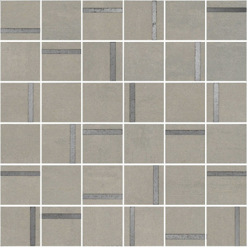 Декор SG640120\MM Гварди 2 мозаичный серый светлый матовый обрезной 30x30x0,9, Kerama Marazzi (Керама Марацци)