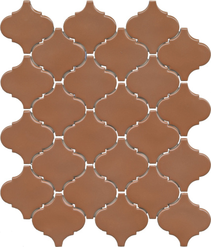 Керамогранит KM2630M0020N Арабески Марокко коричневый глянцевый 26x30x0,7, Kerama Marazzi (Керама Марацци)