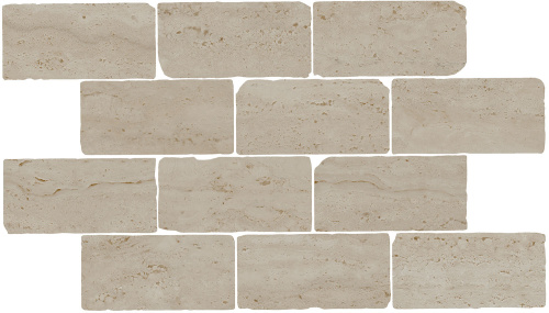Бордюр BR034 Сан-Марко мозаичный бежевый матовый обрезной 46,5x26,5x0,9, Kerama Marazzi (Керама Марацци)