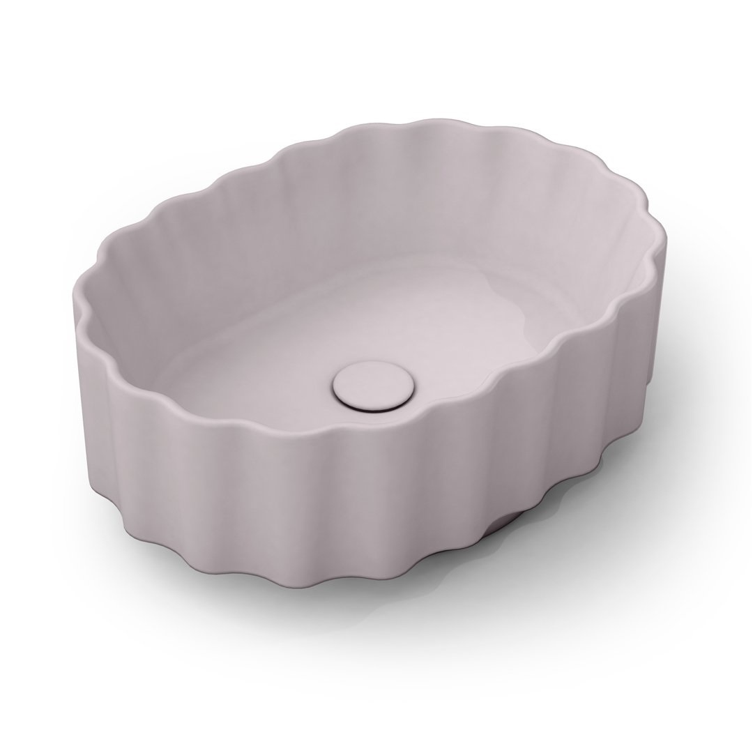 CC.wb.50\MAL Раковина ARTBASIN Conchiglia накладная 50, мальва матовая , Kerama Marazzi