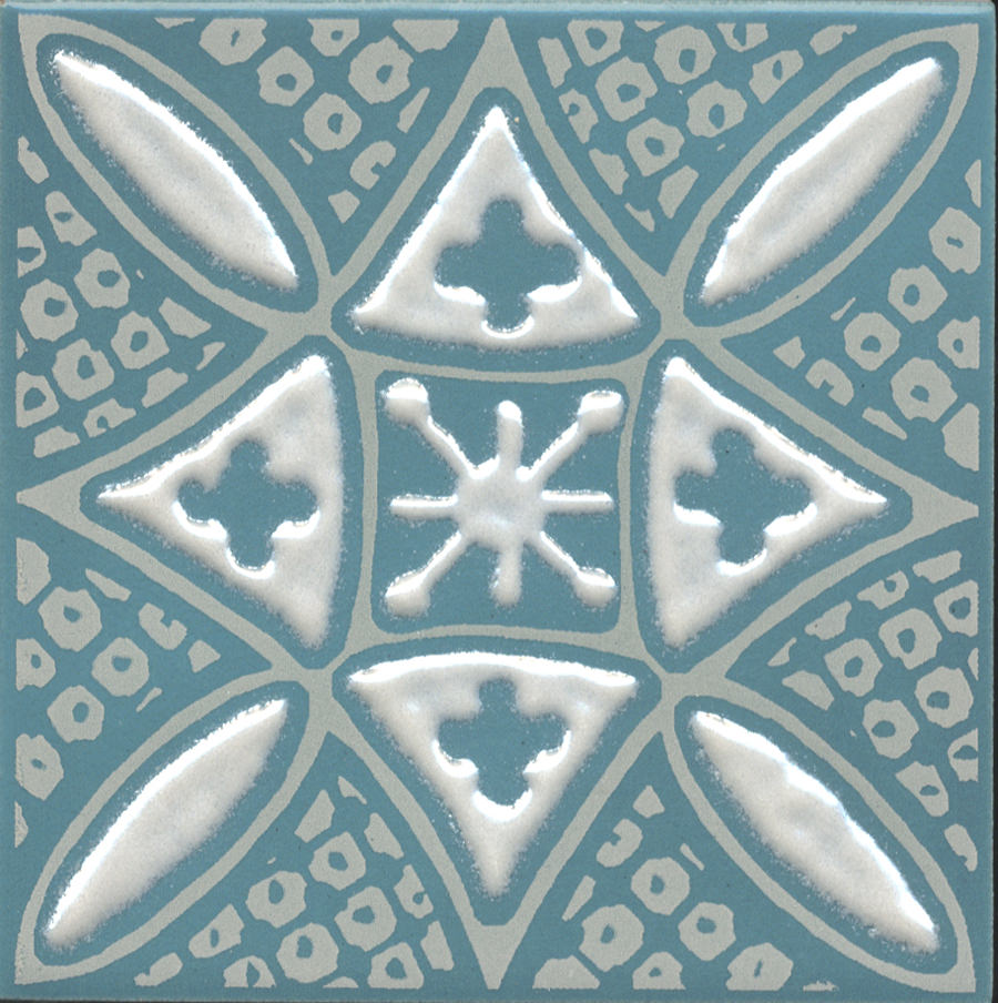 Декор KMD3STA020GN Бахия 2 бирюзовый глянцевый 9,8x9,8x0,7, Kerama Marazzi (Керама Марацци)