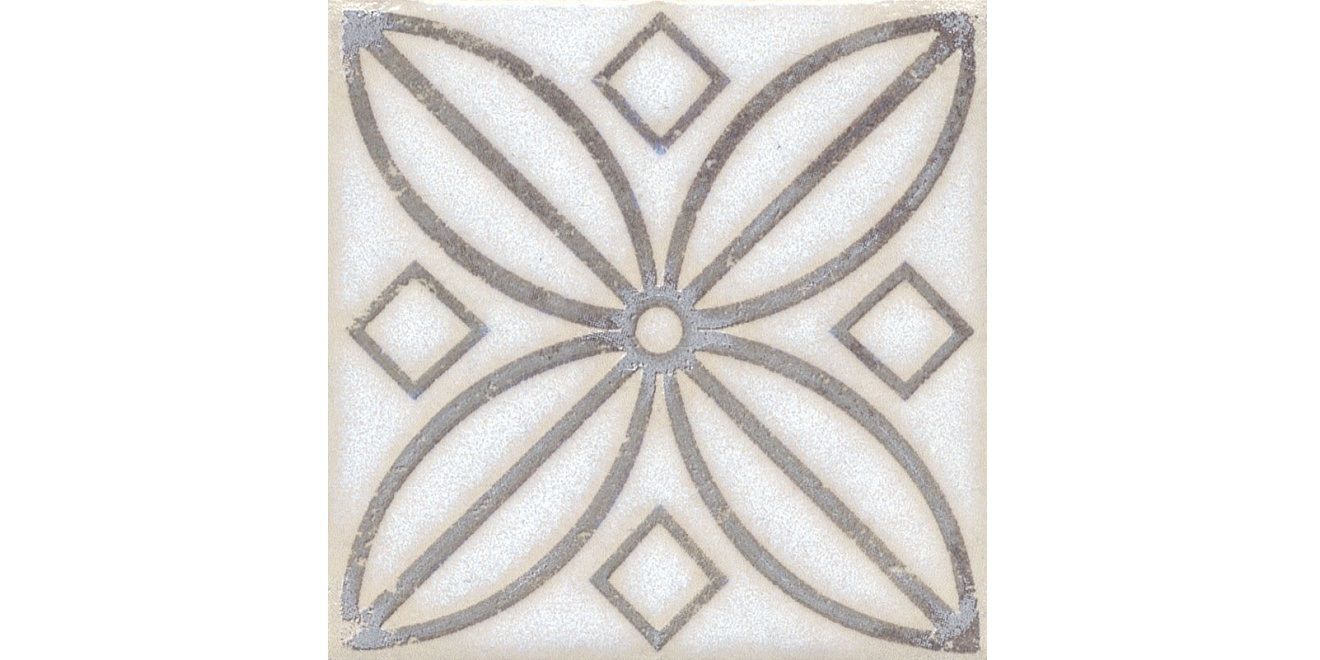 Вставка STG\A402\1266H Амальфи орнамент коричневый  9,8x9,8x0,7, Kerama Marazzi (Керама Марацци)