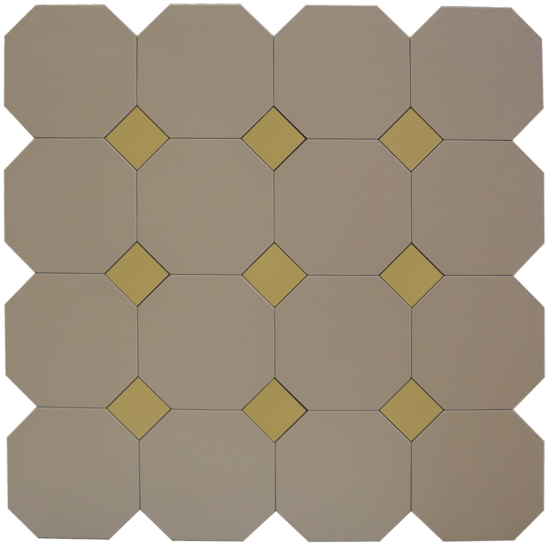 Фальш-октагон плитка-модуль под вставки 4,7х4,7 кофе с молоком (005) 60х60, Keramark (Керамарк)