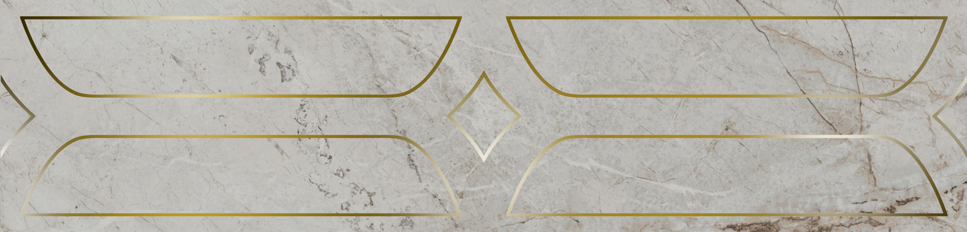 Бордюр KMB3STA001BR Ифран серый светлый глянцевый обрезной 60x14,5x0,9, Kerama Marazzi (Керама Марацци)