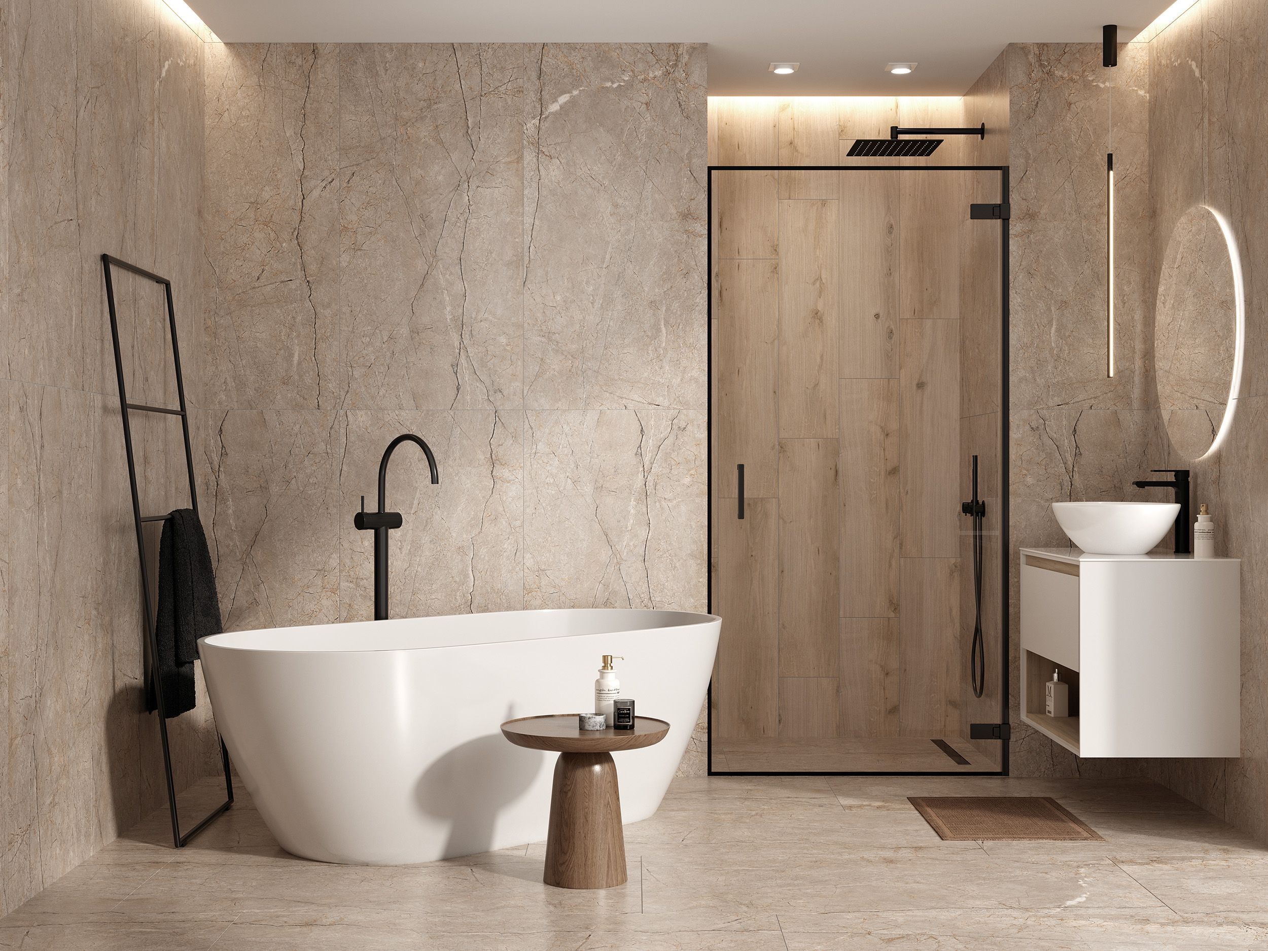 Что произойдет с вашей ванной через 10 лет: прогноз для 5 популярных материалов