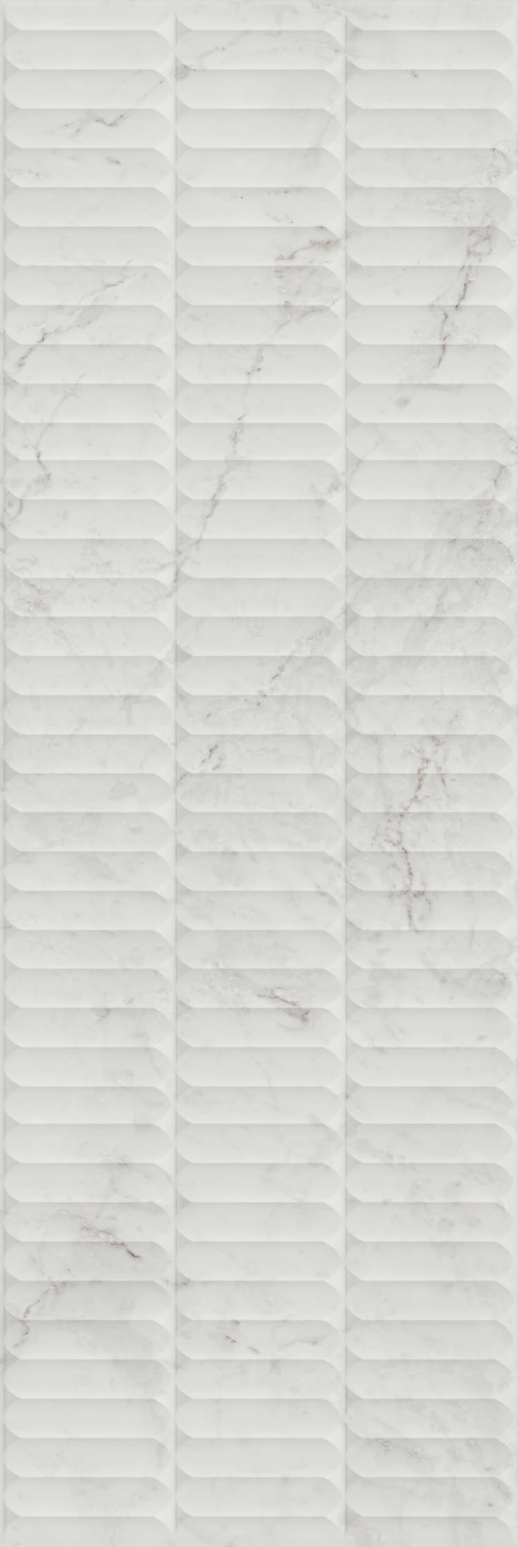 Плитка KM3090B0160R Тубкаль белый глянцевый структура обрезной 30x89,5x1,05, Kerama Marazzi (Керама Марацци)