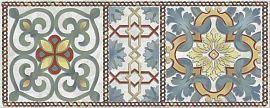585862001 Альба (Alba) Grey Marrakech серый декор 20,1х50,5, Azori